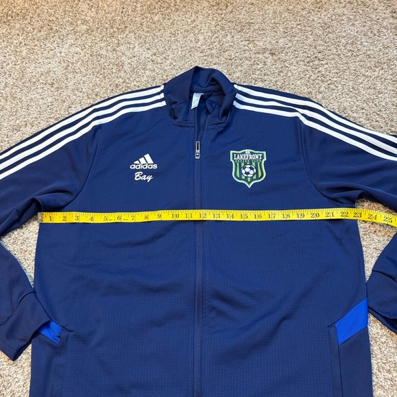 Adidas Climalite Zip Up Track Training Jacket Large - Picture 7 of 9